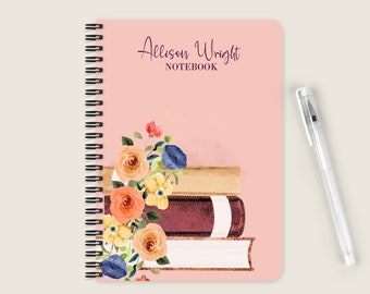 Personalize NoteBook, Gift for Teachers.