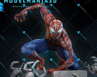 Marvel Avengers Spiderman Montera Figur 3D STL för utskrift