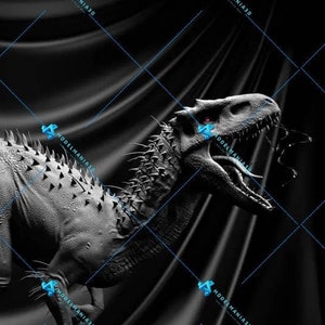 Jurassic park Tyrannical Dragon Figurine 3d stl for printing