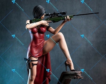 NSFW - Biohazard Resident Evil Ada Wong Assemble Figurine with adult add-on 3d stl for printing