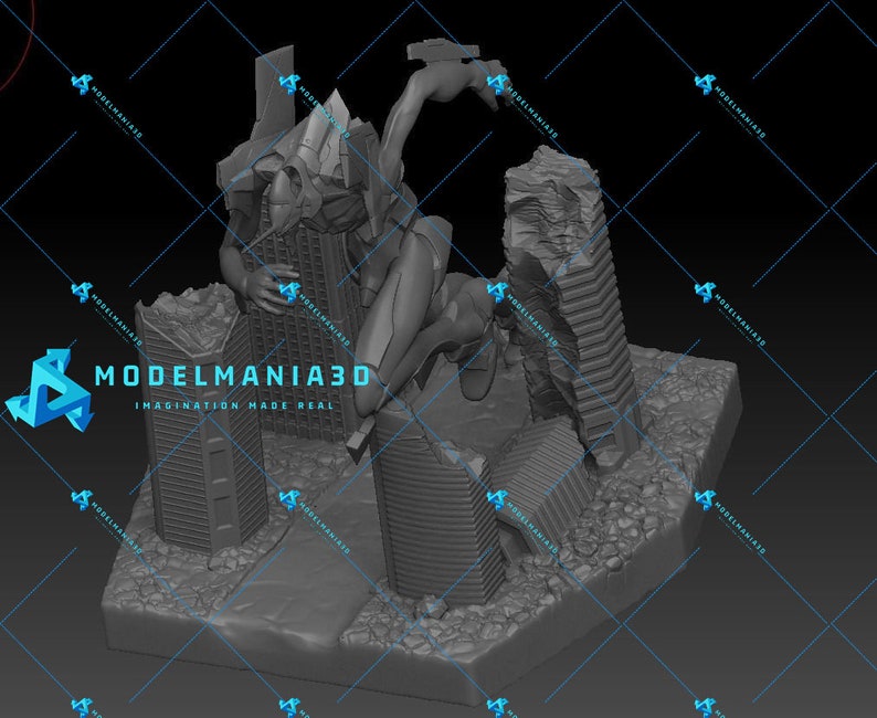 Eva EVANGELION-01 Assembly Figurine 3d Stl for Printing - Etsy