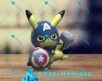 Pokémon Cosplay Bundle 3D STL-fil för utskrift