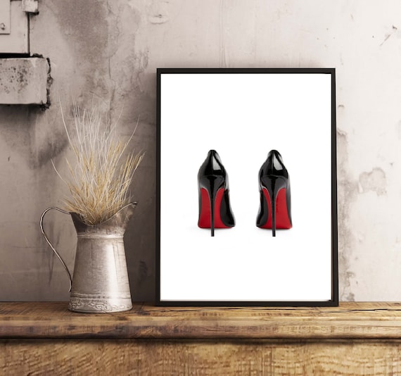Christian Louboutin | Print | Silhouette | Wall Art