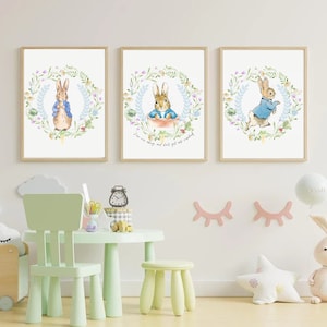 Peter Rabbit | Print | Nursery | Baby Room |   Children&#39;s Room | Gift | Wall Art | Unique | Beatrix Potter | Tales of Peter Rabbit
