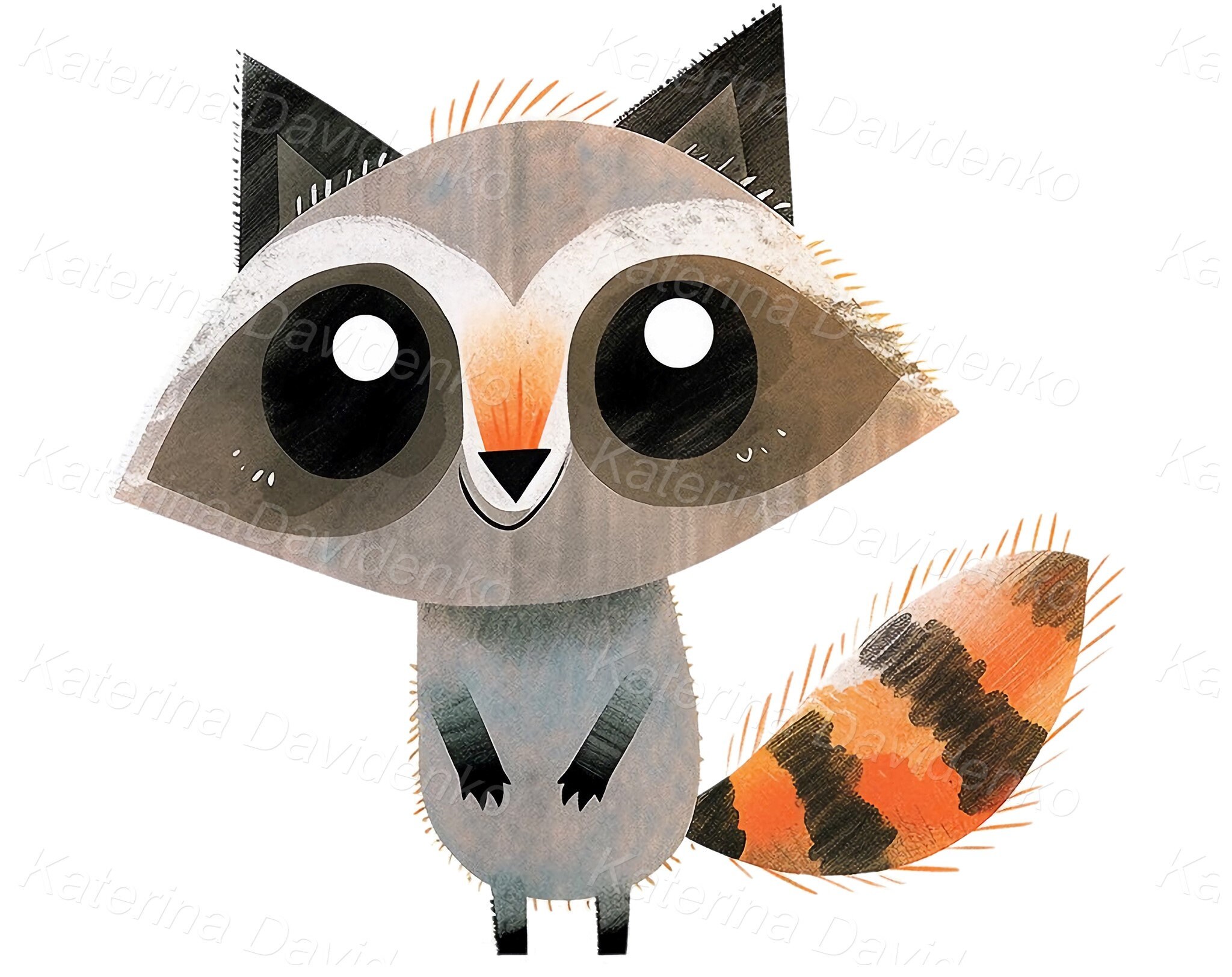 Cute Cartoon Animals PNG Clipart Set. Printable Stickers, Funny Animals ...