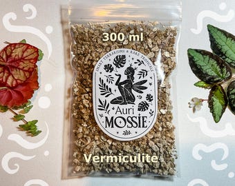 Vermiculite 1-5 mm pour plantes d'intérieur | Additif de sol | 300 ml