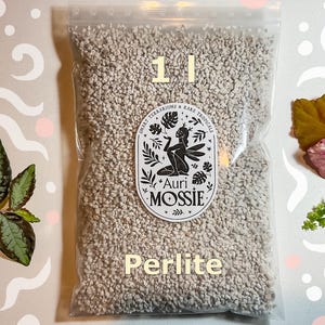 Perlita 2–6 mm para plantas de interior, aditivo para solo, 1 L