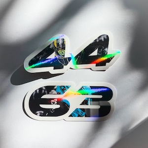 Formula 1 Driver Number Waterproof Sticker Set - Etsy