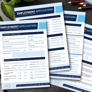 Optometry Office Employment Application