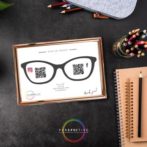 Social Follow Cards for Optometrists