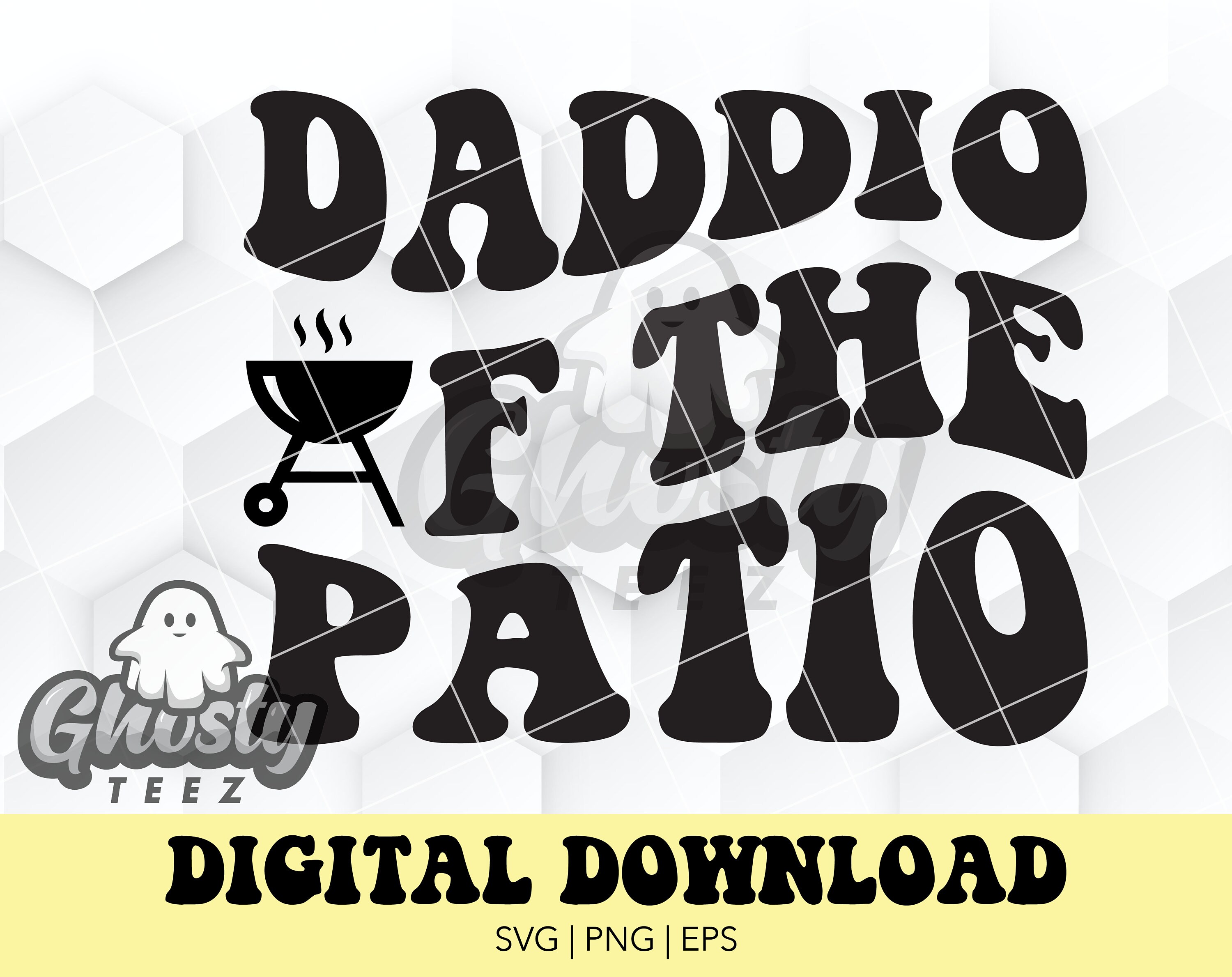 Daddio of the Patio Svg Funny Dad Png Digital Download Etsy Australia