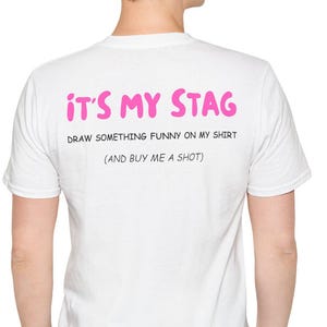 Funny Stag Do T Shirts, Stag Party Games Dares Top, Groom Shirt, Stag Do Accessories