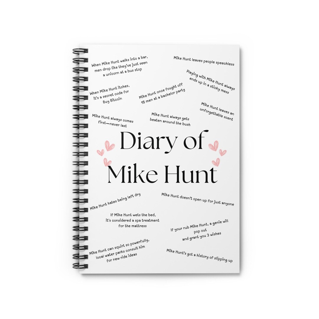Funny Spiral Notebook Joke Gag Gift for Women Her Friends Adult Humor ...