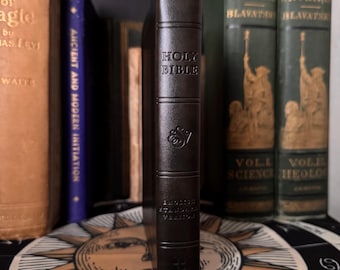 La Sacra Bibbia ESV Olive LeatherTouch - Antico Nuovo Testamento Genesi Esodo Scritture bibliche ebraiche Cristianesimo Deluxe Personal Travel