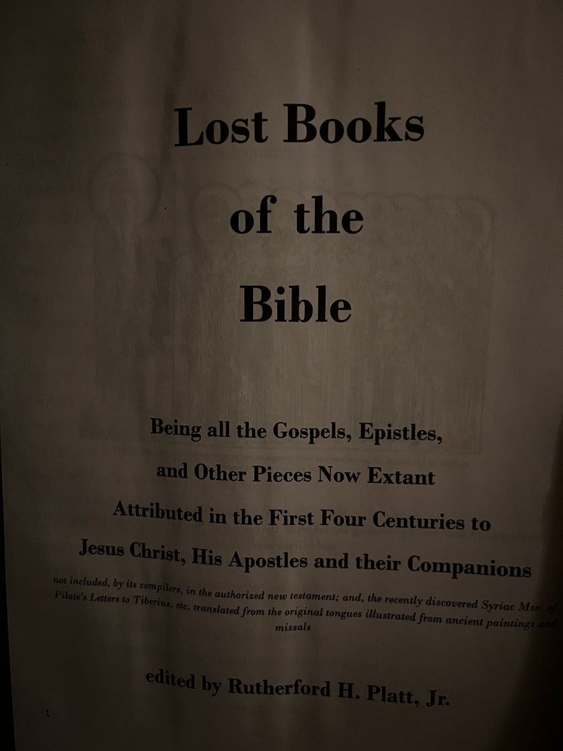 Verschollene Bücher Der Bibel, von R.H. Platt Apokryphe, Okkulte, Nag Hamadi, Gnostizismus, Das Buch Enoch, Bibel, Biblische Schriften Bild 2