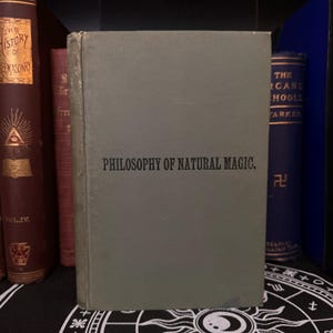 The Philosophy of Natural Magic, door Henry Cornelius Agrippa (1897, eerste editie) - Zeldzame occulte boeken Heidense hekserij Hermetisme Hoodoo