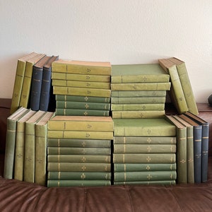 L’Illustration Bound Magazine Set (44 Vol.) - Antiquarian, French Memorabilia, French Fashion, Victorian Art, Decorative Books, Green Books