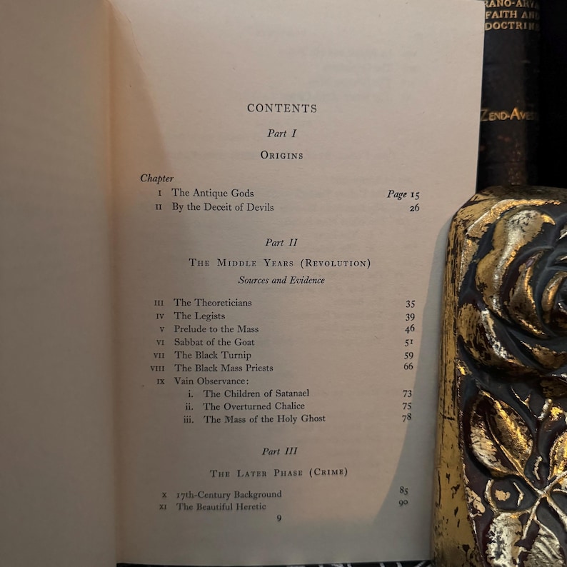 Den sataniska mässan, H T F Rhodes - Gnostisk ockult häxkonst Kabbalah Enokisk magi Hednisk judisk mysticism Hermeticism Demonologi Esoterisk bild 4