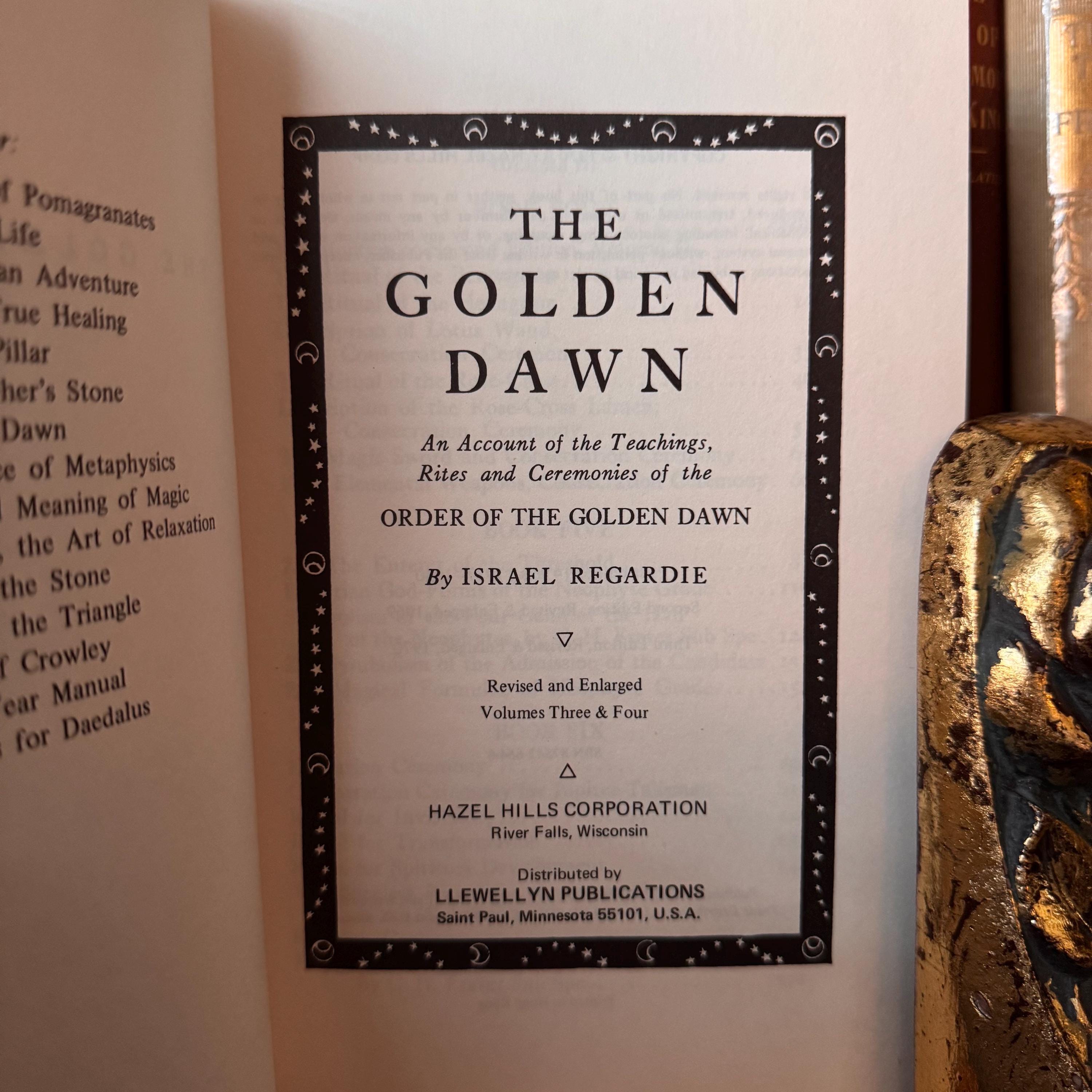 The Golden Dawn Complete by Israel Regardie Box Set of 2 - Occult