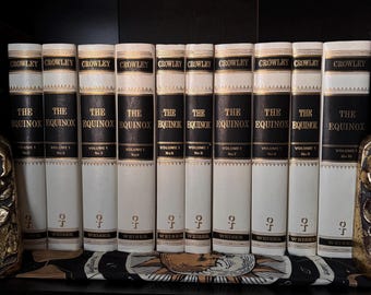 Complete Equinox Vol. 1 No. 1-10 (1978) - Aleister Crowley Thoth Okultyzm Metafizyka Hermetyzm Thelma Kabała Zakazana Mądrość OTO