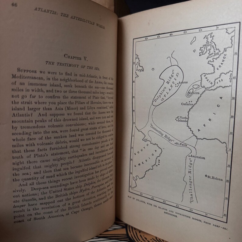 Atlantis the Antediluvian World, Donnelly Esoteric Theosophy Occult New ...