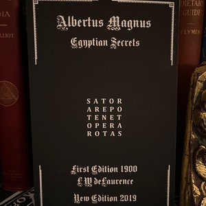 Albert Magnus Egyptian Secrets - Occult Book, Goetia, Black Magic, Witchcraft, Pagan, Druid, Enochian Magic, Golden Dawn, Esotericism