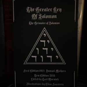 Większy Klucz Salomona - Księga okultystyczna, Goecja, Czarna Magia, Czarostwo, Pogaństwo, Druidyzm, OTO, Magia enochijska, Złoty Świt, Grimoire