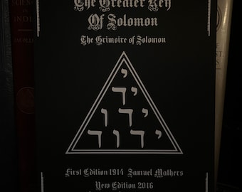 The Greater Key of Solomon - Occult Book, Goetia, Black Magic, Witchcraft, Pagan, Druidism, OTO, Enochian Magic, Golden Dawn, Grimoire