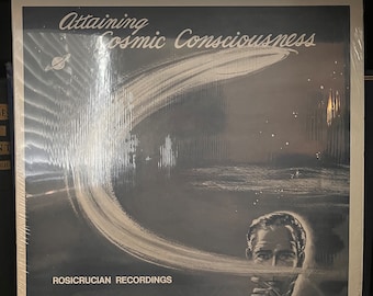Płyta winylowa Attaining Cosmic Consciousness, autorstwa Rosicrucian Order AMORC - Rzadki Okultyzm, Illuminati, New Age, Wolnomularstwo, Rosicrucian, AMORC
