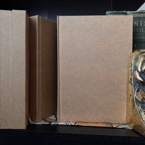 Blank Hardcover Kraft Sketchbook Journal 5.7”x8.3” 120 Sheets/240 Pages Premium Paper - Minimalist Meditation Dream Notes Manifestation