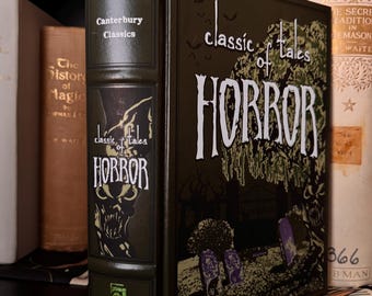 Classic Tales of Horror (Leather-bound Classics) - Gothic Fairy Tales Supernatural Spiritualism Fiction Story Night Novel