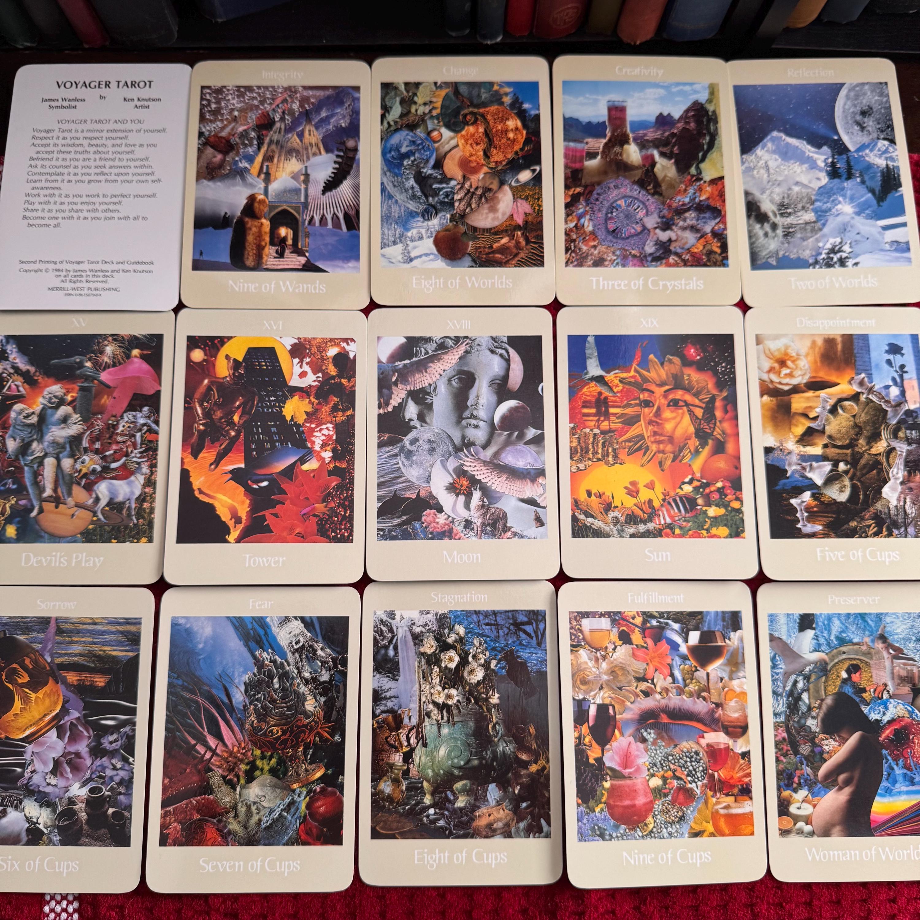ボイジャー タロット セット、ジェームズ ワンレス - ヴィンテージ