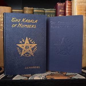 The Kabala of Numbers, by Sepharial Vol. 1 & 2 - Occult Numerology Books Hermetic Temple Illuminati Zodiac Astrology Divination Witchcraft