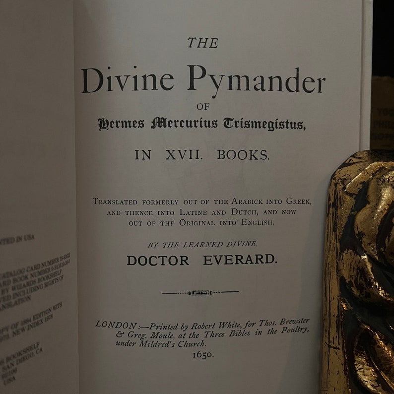 The Divine Pymander of Hermes, by Dr. Everand - Theosophy, Occult Books, Hermetics, New Age, Freemasonry, Ancient Egypt, Rosicrucian, AMORC image 3