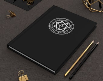 The Seal of A.A. Hardcover Matte Journal - Thelema, Ritual Book, Golden Dawn Tools, High Magic Supplies, Crowley, Ordo Templi Orientis
