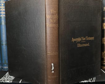 聖書　フリーメーソン 古書 1901 外典 新約聖書 聖書 失われた福音書 グノーシス主義 イルミナティ