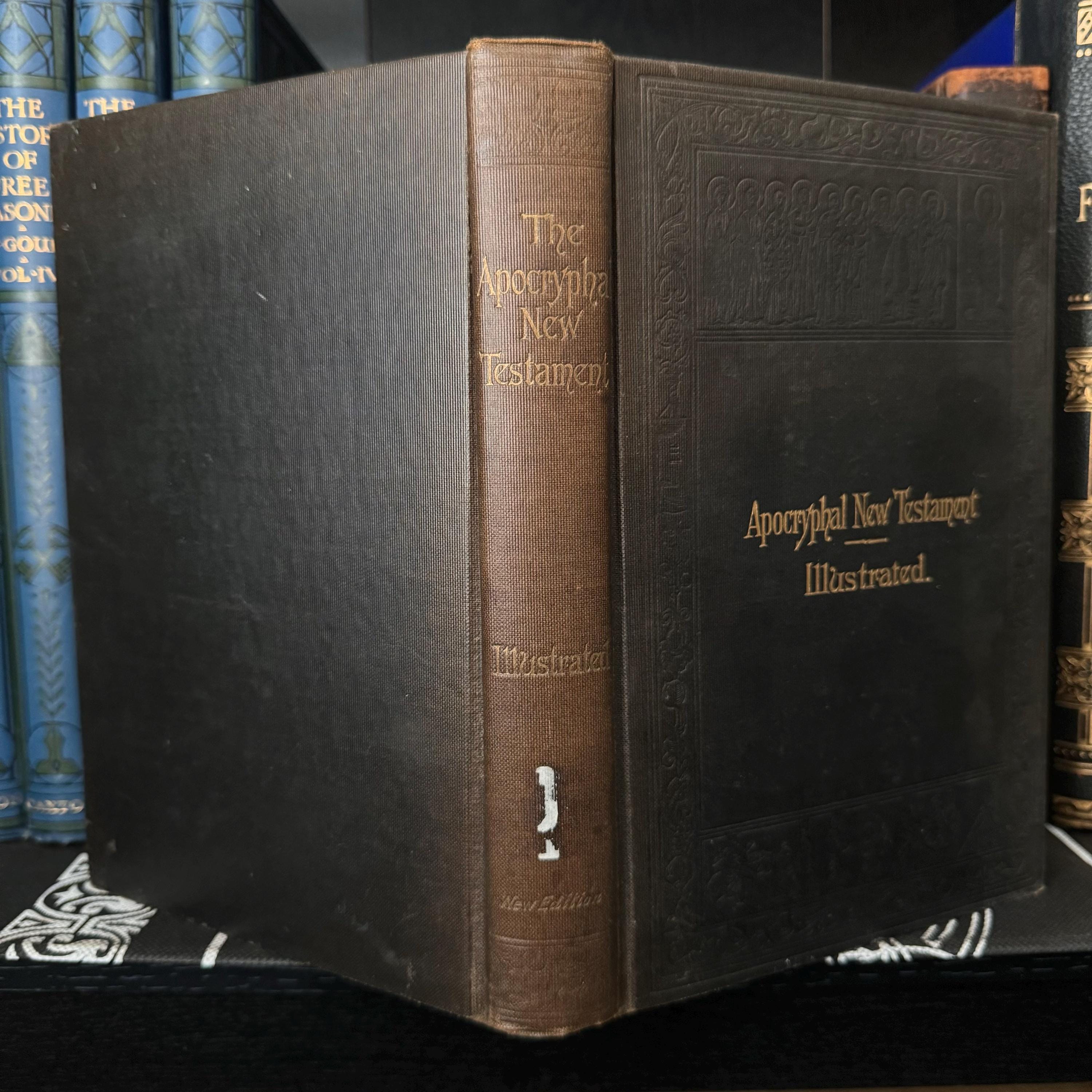 聖書　フリーメーソン 古書 1901 外典 新約聖書 聖書 失われた福音書 グノーシス主義 イルミナティ