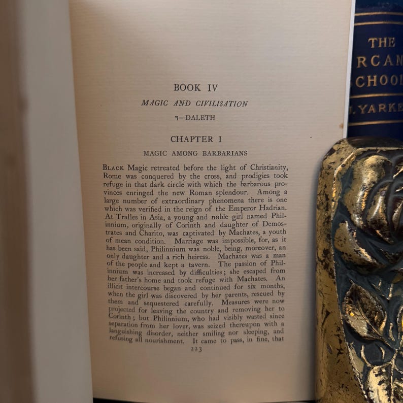 The History of Magic, by Eliphas Levi AE Waite 1913 1st Ed. - Occult Spiritualism Witchcraft Kabbalah Enochian Magick Pagan Jewish Mysticism image 5