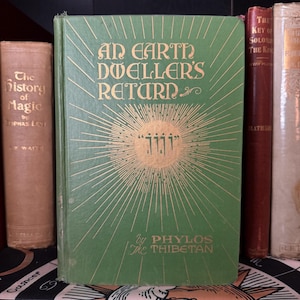 An Earth Dweller Return, Phylos the Thibetan 1940 - Occult Metaphysics Hermetics Theosophy Initiates Freemasonry Atlantis Lemuria Egypt