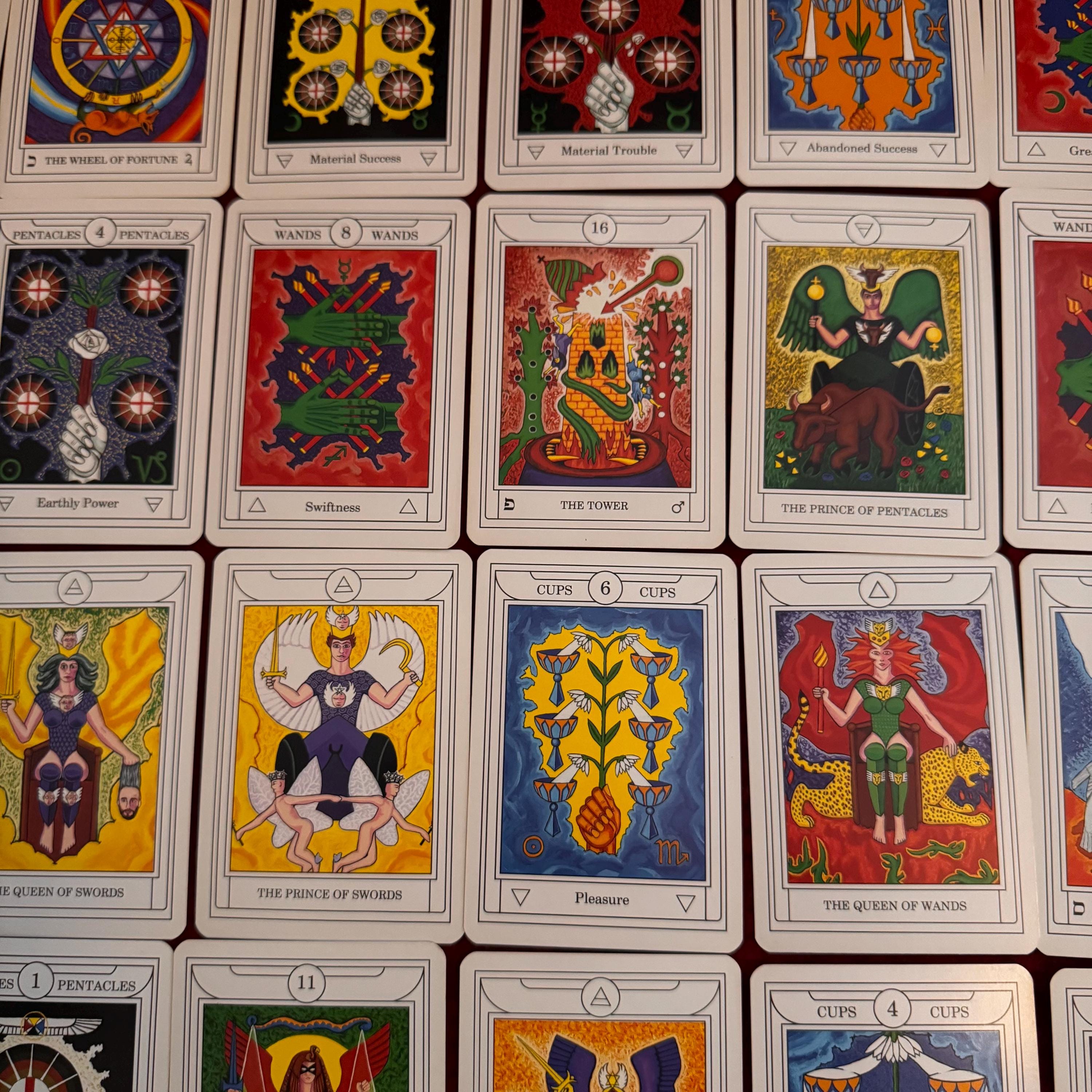 コレクション GOLDEN DAWN TAROT DECK GOLDEN DAWN MAGICAL TAROT CARDS DECK BOOK SET CHIC CICERO
