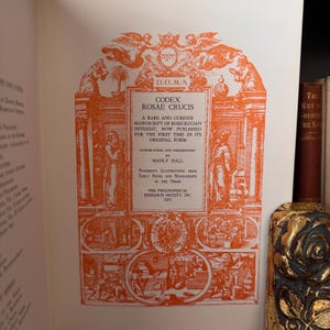 Codex Rosae Crucis, By Manly P. Hall 1974 Rosicrucian Occult Freemasonry Esoteric Hermetic Temple Luxor Secret Societies Illuminati AMORC