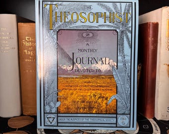 THE THEOSOPHIST (Volume I, 1879-1880) Esoteric Occult Metaphysics New Age Theosophy Hermeticism Freemasonry