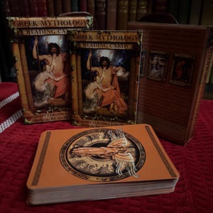 Lectura de cartas de mitología griega - Baraja de oráculos Espiritualidad de la nueva era Metafísica Libros Ocultismo Alquimia Hermético Zodíaco Astrología esotérica