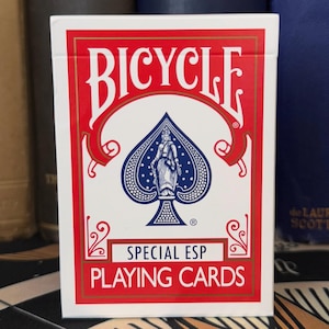 Psychische ESP-kaarten Bicycle Deck - Waarzeggerij Gereedschappen Hermetisme Metafysica Hekserij Occult New Age Kwantum Oude Verboden Kennis
