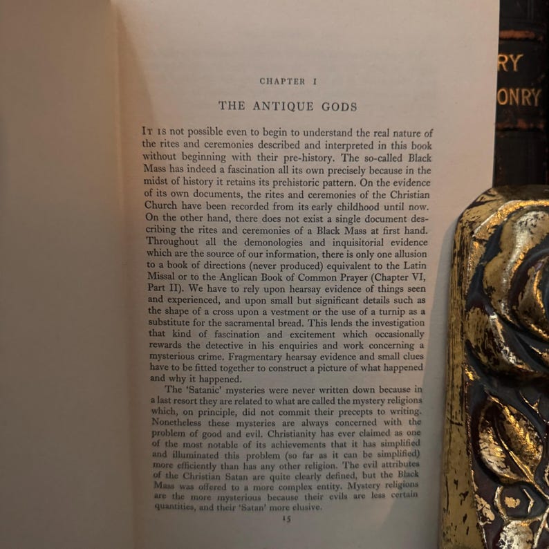 Den sataniska mässan, H T F Rhodes - Gnostisk ockult häxkonst Kabbalah Enokisk magi Hednisk judisk mysticism Hermeticism Demonologi Esoterisk bild 6