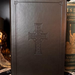 The Holy Bible ESV LeatherTouch- Old New Testament Genesis Exodus Biblical Jewish Scriptures Chritianity Deluxe Bible Personal Travel