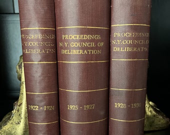 Actas del Consejo de Deliberación de N.Y. 1922-1930 - Libros de Masonería, Libros de Ocultismo, Gran Arquitecto, Templo de Salomón, Sociedad Secreta
