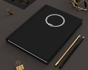 AS ABOVE So BELOW Ouroboros Hermetic Hardcover Journal Matte Ancient Egyptian Ritual Book Shadows Grimoire Manifestation Lucid Dream Journal