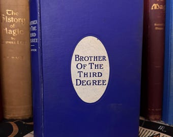 1923 MASONERÍA ILLUMINATI MASÓNICA Libros Ocultismo El Ojo que todo lo ve Esoterismo Hermético Druida Caballeros Templarios - Hermandad del Tercer Grado