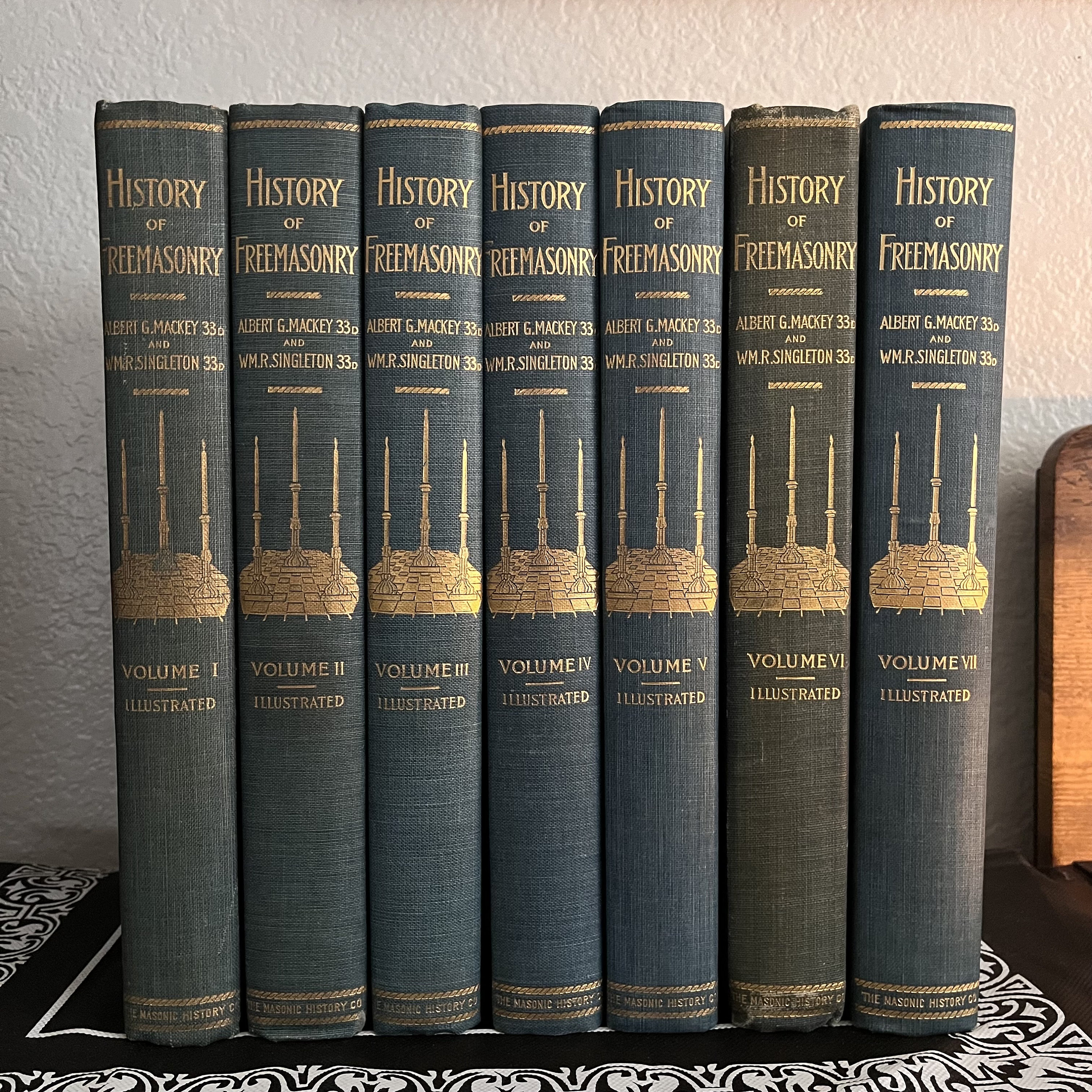 洋書 History of Freemasonry by Mackey (7 vol) The History Of Freemasonry Vol. VII: Mackey, Albert G